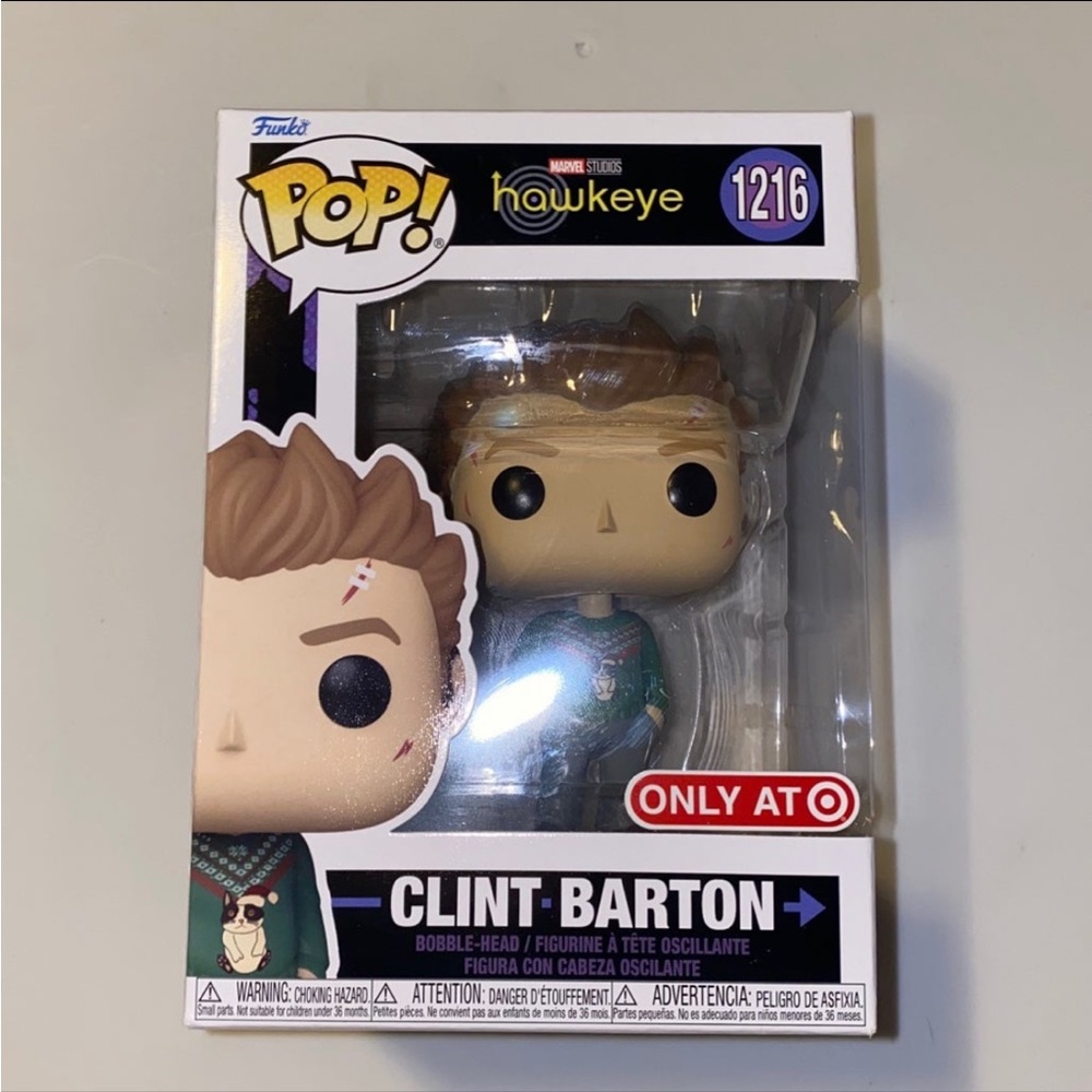 Funko POP! MARVEL: CLINT BARTON (Holiday Sweater) "Hawkeye" #1216
